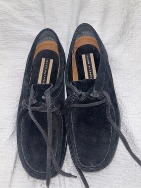Hush Puppies women’s  Black Suede Chukka Wallabies
